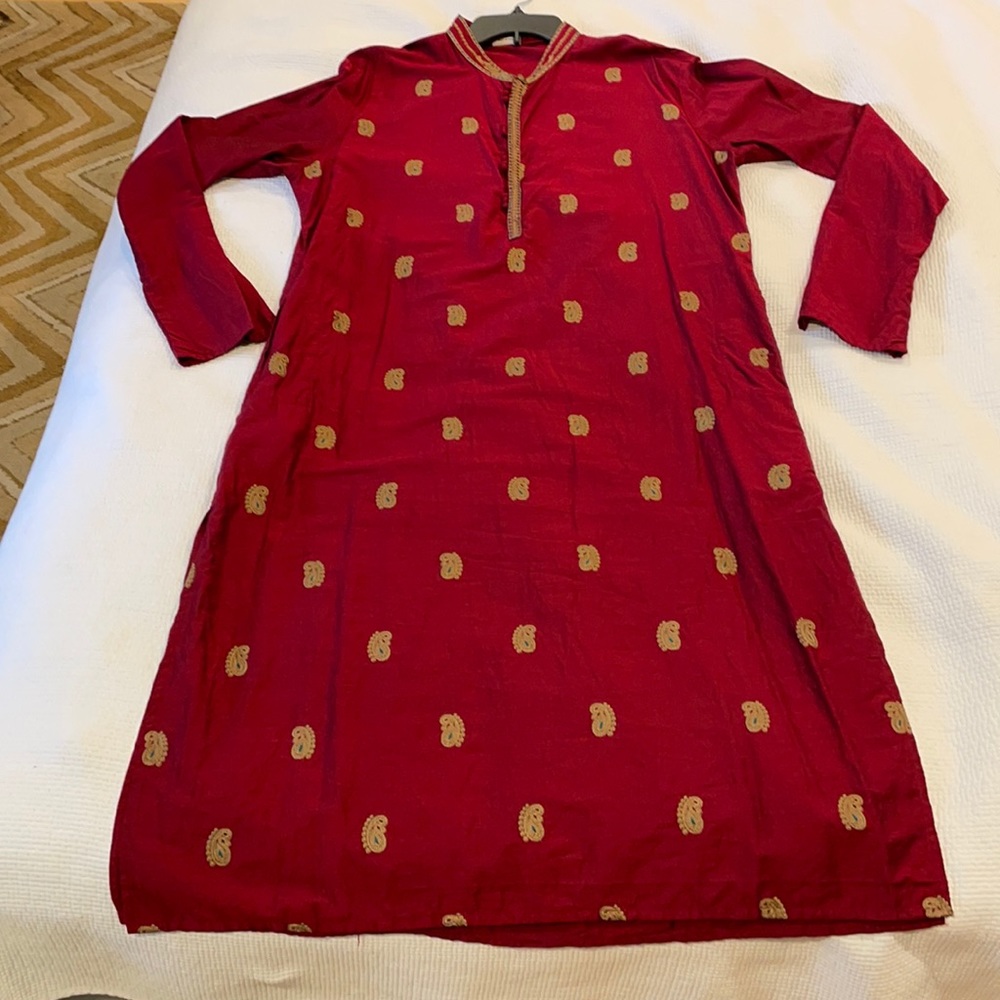 Kurta Set in Maroon